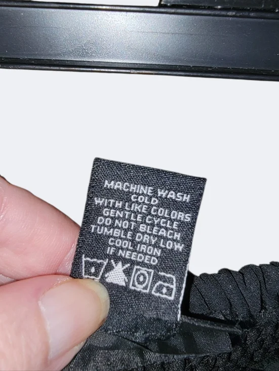 Whimsical Black Dress Skirt Sheer Lined Long Women's Flowy Skirt MSK Size M - Picture 5 of 6